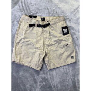 Surf & Swim Co. Global Short size Large  W/Nylon Web Belt & Multiple Pockets